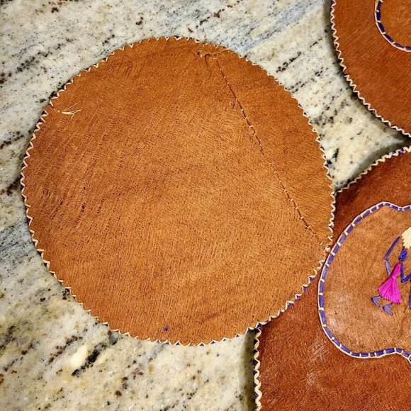 Handmade Dining Vintage African Placemats Coasters And Centerpiece